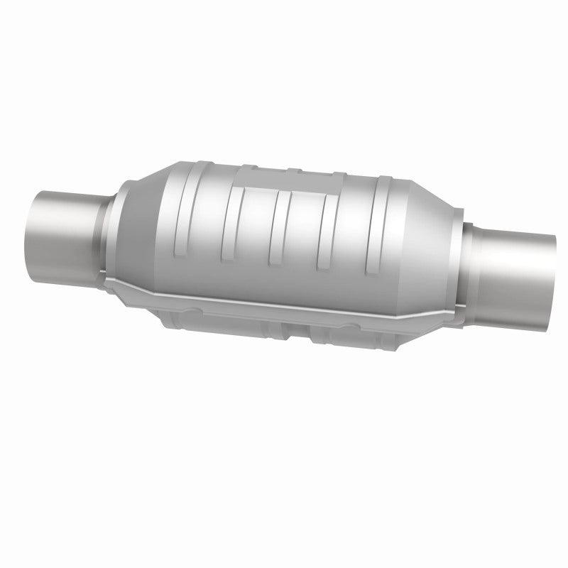 Magnaflow 99209HM - MAG99209HM - MagnaFlow Conv Univ 3in Inlet/Outlet Center/Center Round 9in Body L x 5.125in W x 13in Overall L - Shipped in Europe - Tuningsupply.com
