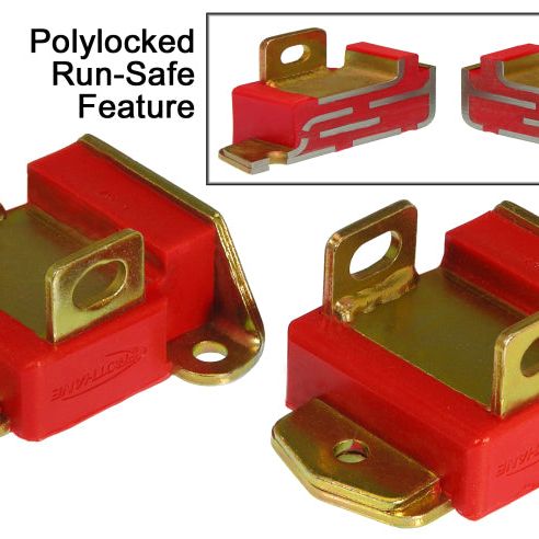 Prothane 7-504 - PRO7-504 - Prothane GM Motor Mounts - Type A Short - Red - Shipped in Europe - Tuningsupply.com