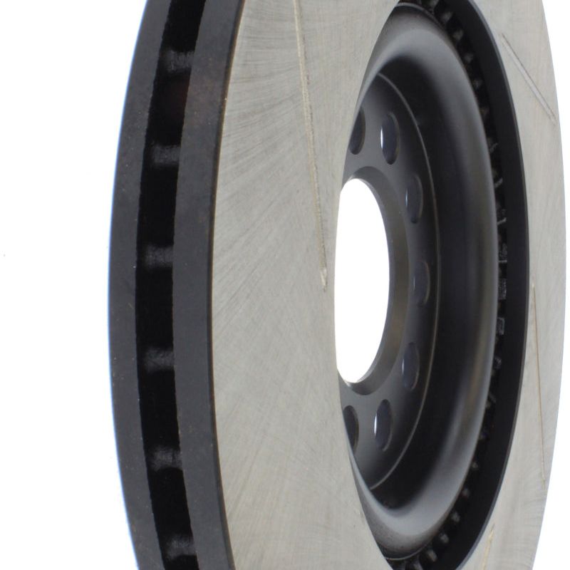 Stoptech 126.33062SL - STO126.33062SL - StopTech Power Slot 3/99-06 Audi TT/00-06 TT Quattro / 03-05 VW Golf GTi Left Front Slotted Rotor - Shipped in Europe - Tuningsupply.com