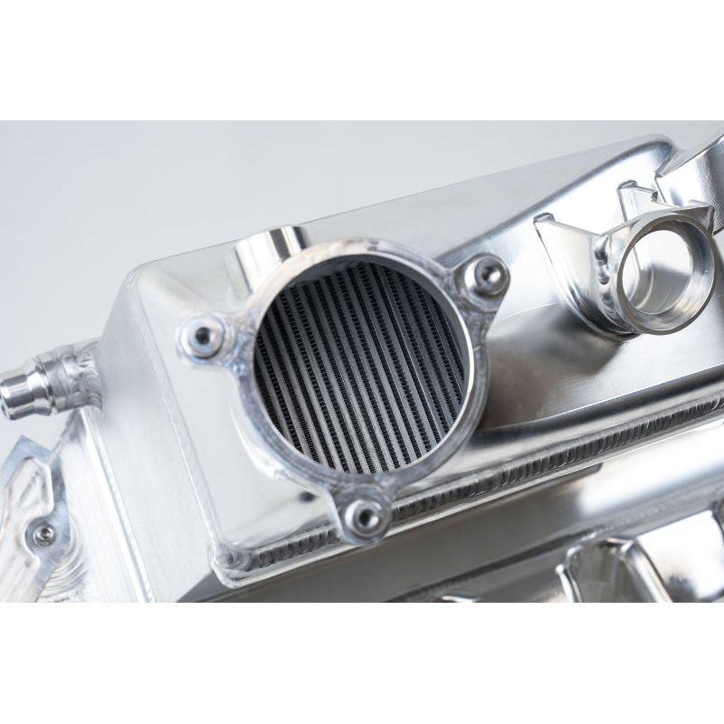 CSF 8233B - CSF8233B - CSF BMW M2/M3/M4 S58 Comp & Non-Comp (G8X) Charge-Air Cooler Manifold - Thermal Dispersion Black - Shipped in Europe - Tuningsupply.com