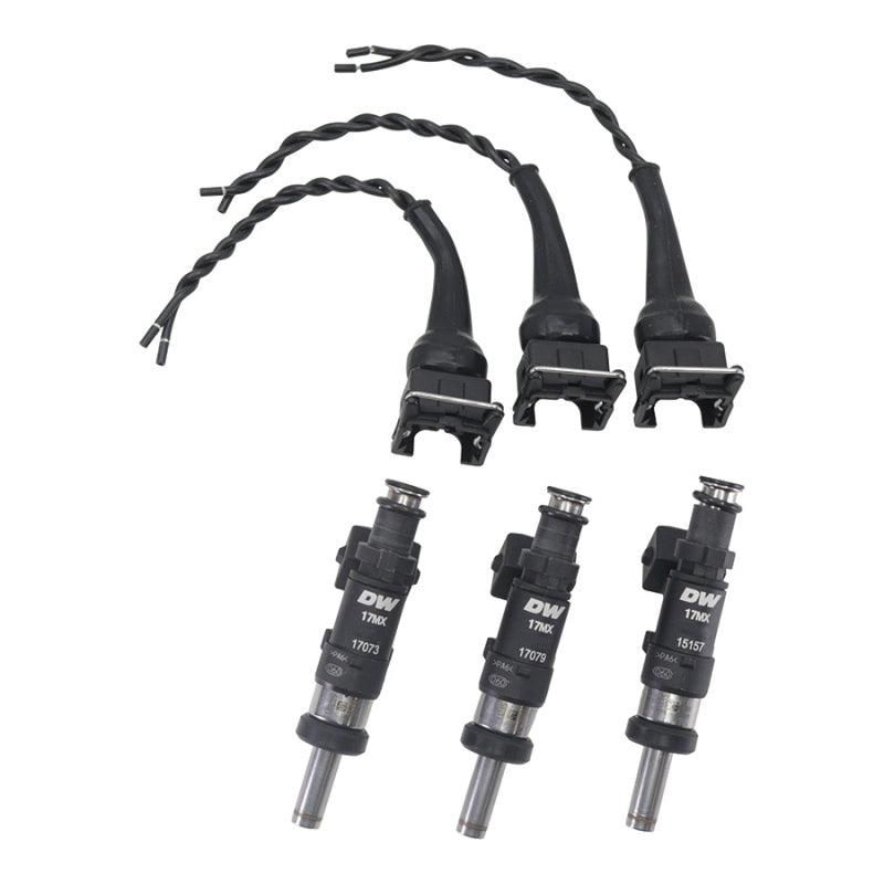 DeatschWerks 17MX-12-1100-3 - DWK17MX-12-1100-3 - DeatschWerks 1100cc Custom Injectors - Set of 3 - Shipped in Europe - Tuningsupply.com