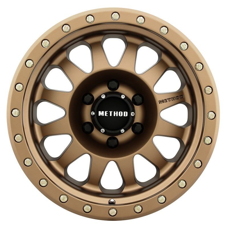 Method Wheels MR30478560900 - MRWMR30478560900 - Method MR304 Double Standard 17x8.5 0mm Offset 6x5.5 108mm CB Method Bronze Wheel - Shipped in Europe - Tuningsupply.com