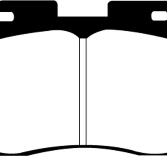 EBC DP41004R - EBCDP41004R - EBC 93-98 Toyota Supra 3.0 Twin Turbo Yellowstuff Front Brake Pads - Shipped in Europe - Tuningsupply.com