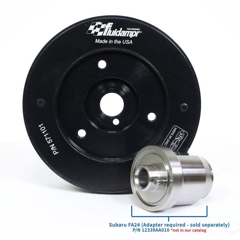 Fluidampr 571101 - FDR571101 - Fluidampr 13-20 Subaru BRZ / 15-22 Subaru WRX / Toyota 4U-GSE Steel Internally Balanced Damper - Shipped in Europe - Tuningsupply.com