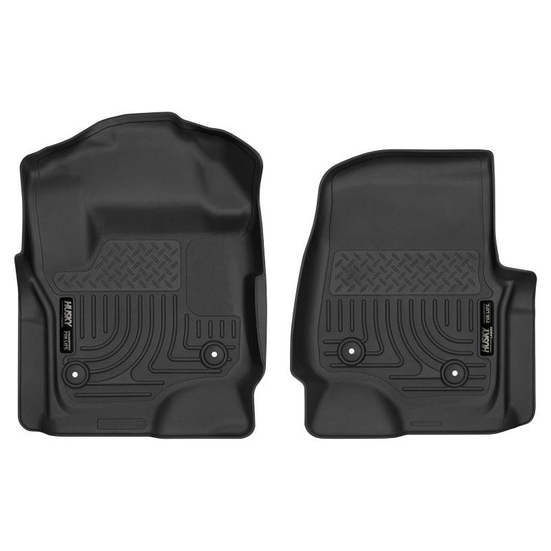 Husky Liners 52731 - HSL52731 - Husky Liners 2017 Ford F250 Crew Cab Vinyl X-Act Contour Black Floor Liners - Shipped in Europe - Tuningsupply.com