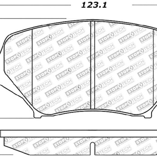 Stoptech 309.11790 - STO309.11790 - StopTech Performance 06-08 Mazda Miata MX-5 Front Brake Pads - Shipped in Europe - Tuningsupply.com