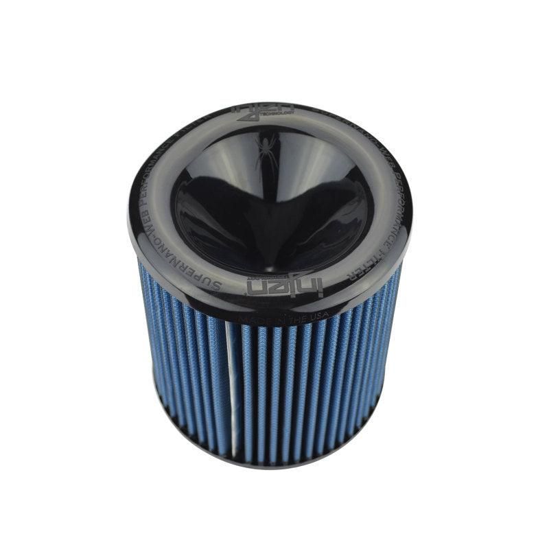 Injen X-1103-BB - INJX-1103-BB - Injen SuperNano Web Dry Air Filter - 3.00 Filter / 6in Base / 6.3in Tall / 5.350in Top - Shipped in Europe - Tuningsupply.com