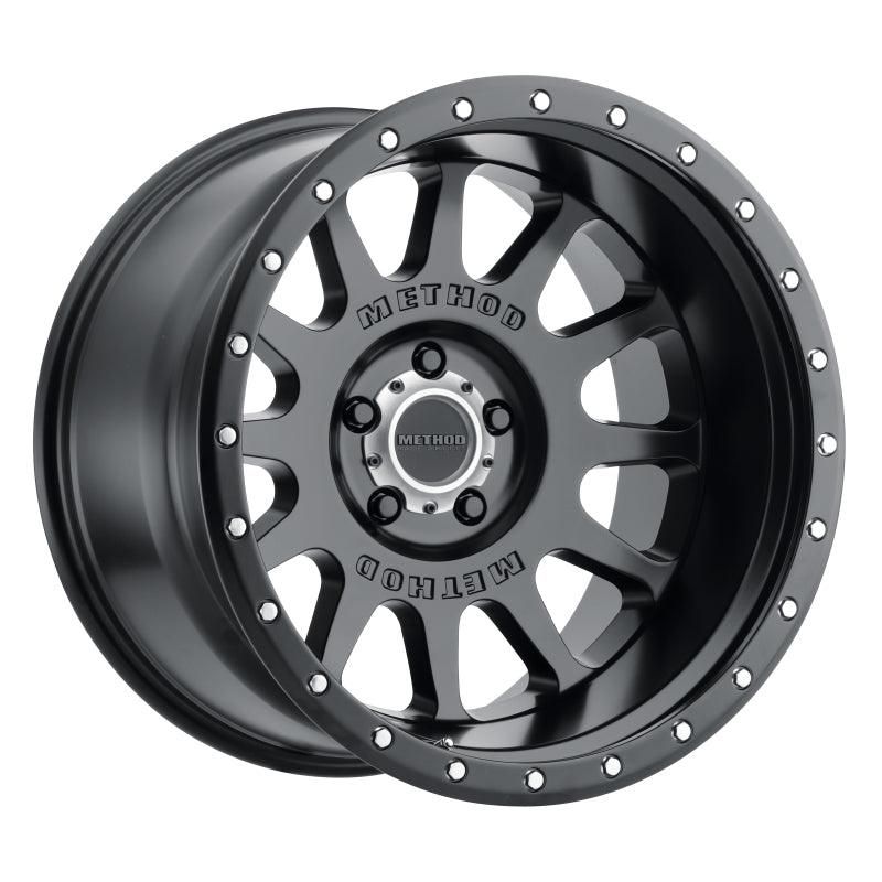 Method Wheels MR60529058512N - MRWMR60529058512N - Method MR605 NV 20x9 -12mm Offset 5x150 110.5mm CB Matte Black Wheel - Shipped in Europe - Tuningsupply.com
