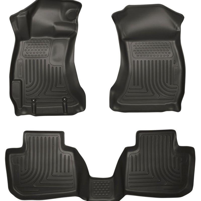Husky Liners 98841 - HSL98841 - Husky Liners 10-12 Subaru Legacy/Outback WeatherBeater Combo Black Floor Liners - Shipped in Europe - Tuningsupply.com