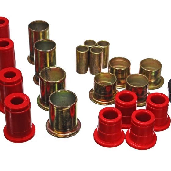 Energy Suspension 3.3162R - ENG3.3162R - Energy Suspension 82-04 Ford Blazer/S10/S15 PickUp 2WD Red Front Control Arm Bushing Set - Shipped in Europe - Tuningsupply.com