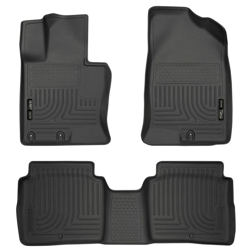 Husky Liners 99691 - HSL99691 - Husky Liners 11-14 Kia Optima Weatherbeater Black Front & 2nd Seat Floor Liners - Shipped in Europe - Tuningsupply.com