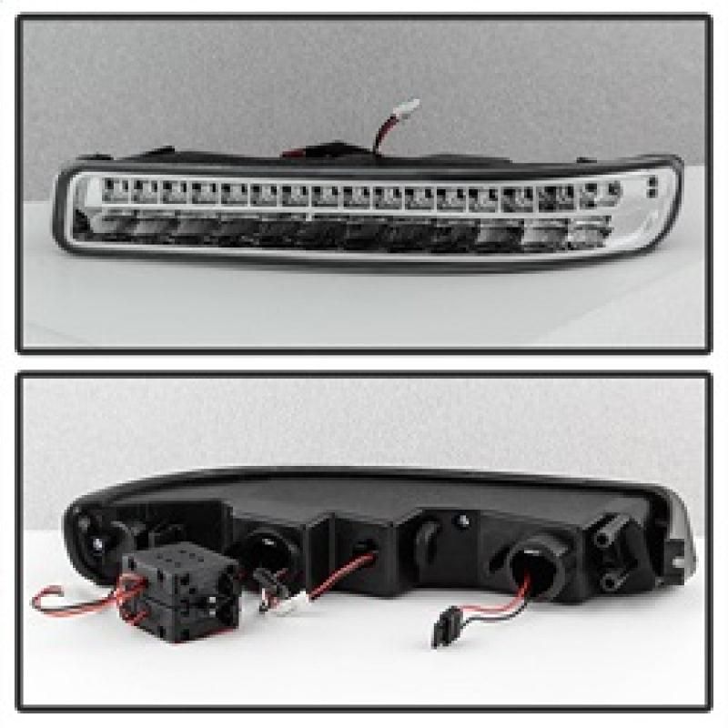 SPYDER 9029318 - SPY9029318 - xTune 99-06 GMC Sierra (Excl Denali) Full LED Bumper Lights - Chrome (CBL-GSI99-LED-C) - Shipped in Europe - Tuningsupply.com