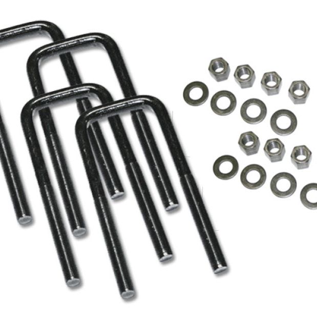 Superlift 11884 - SLF11884 - Superlift U-Bolt 4 Pack 5/8x3-1/4x16 Square w/ Hardware - Shipped in Europe - Tuningsupply.com