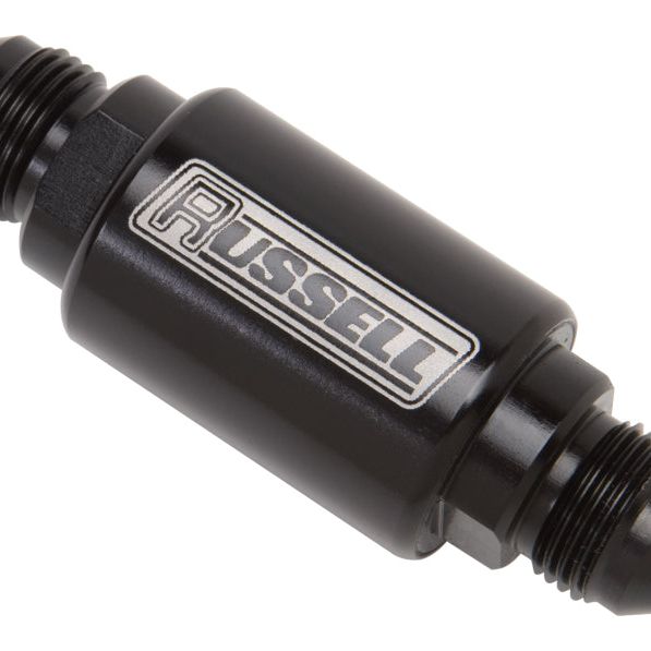 Russell 650133 - RUS650133 - Russell Performance Black Anodized (3in Length 1-1/4in dia. -6 male inlet/outlet) - Shipped in Europe - Tuningsupply.com