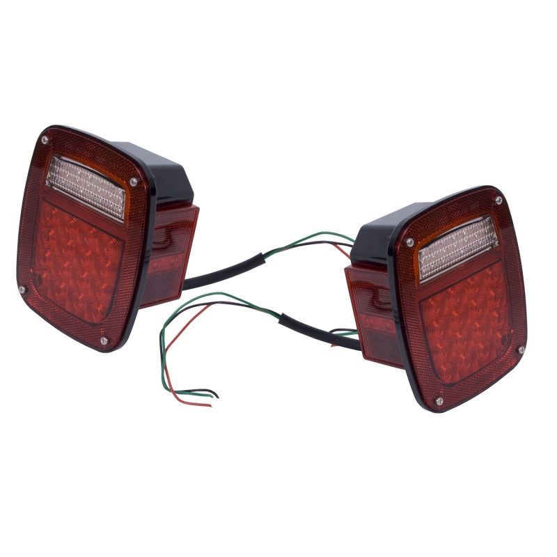 Rugged Ridge 12403.85 - RUG12403.85 - Rugged Ridge LED Tail Light Set 76-06 Jeep CJ Jeep Wrangler - Shipped in Europe - Tuningsupply.com