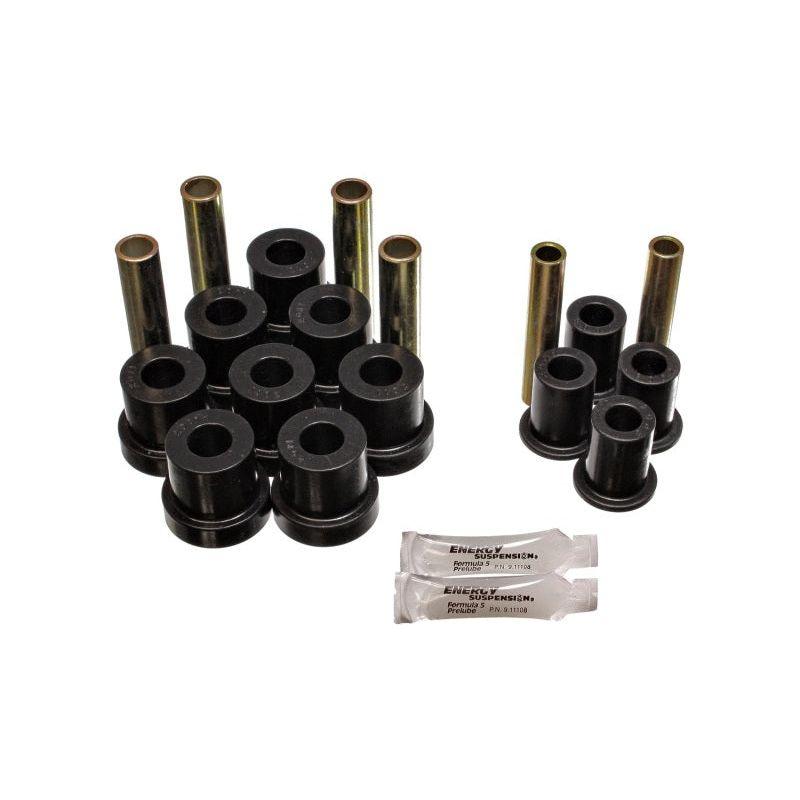 Energy Suspension 3.2130G - ENG3.2130G - Energy Suspension GM 4Wd Front Spring & Shackle Bushing - Black - Shipped in Europe - Tuningsupply.com