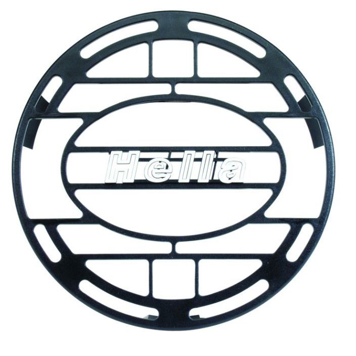 Hella LA148995001 - HELLA148995001 - Hella Stone Shield Round Plastic Black Hella Logo Light Cover - Shipped in Europe - Tuningsupply.com