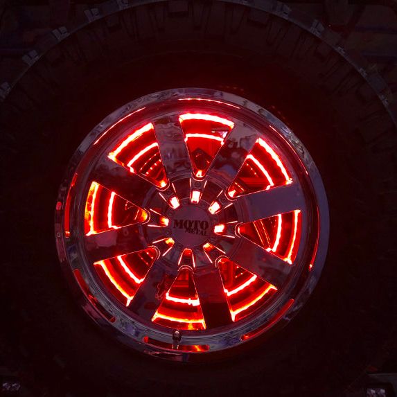 ORACLE Lighting 4211-003 - ORL4211-003 - Oracle LED Illuminated Wheel Ring 3rd Brake Light - Red - Shipped in Europe - Tuningsupply.com