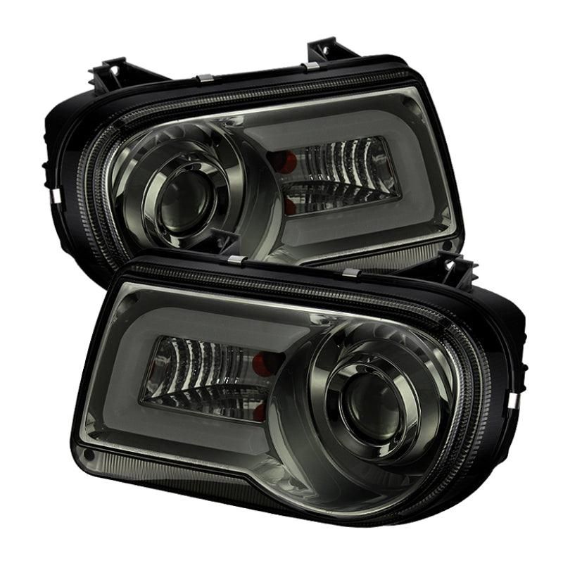SPYDER 5075673 - SPY5075673 - Spyder Chrysler 300C 05-10 Projector Headlights LED DRL Smoke High/Low H7 PRO-YD-C300C-DRL-SM - Shipped in Europe - Tuningsupply.com