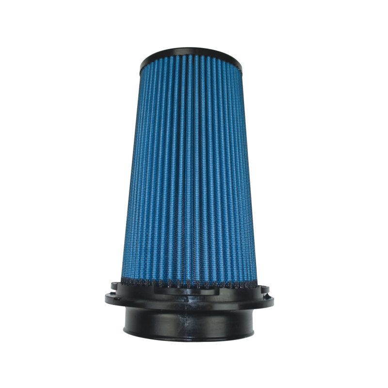 Injen X-1110-BB - INJX-1110-BB - Injen NanoWeb Dry Air Filter- 4in Flange ID 6in Twist Lock Base 8.8in Media Height 4in Top - Shipped in Europe - Tuningsupply.com