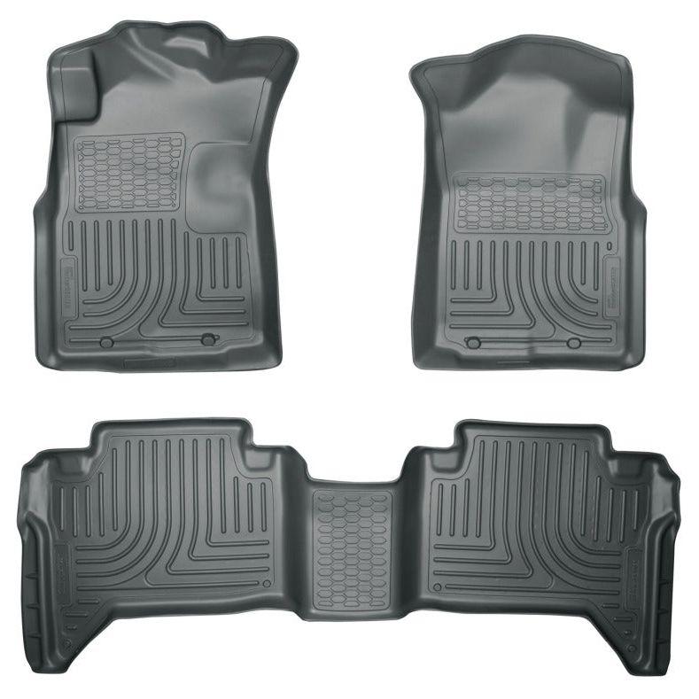 Husky Liners 98952 - HSL98952 - Husky Liners 05-13 Toyota Tacoma WeatherBeater Combo Grey Floor Liners - Shipped in Europe - Tuningsupply.com