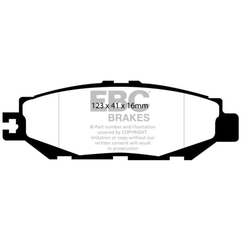 EBC DP31008C - EBCDP31008C - EBC 93-94 Lexus LS400 4.0 Redstuff Rear Brake Pads - Shipped in Europe - Tuningsupply.com
