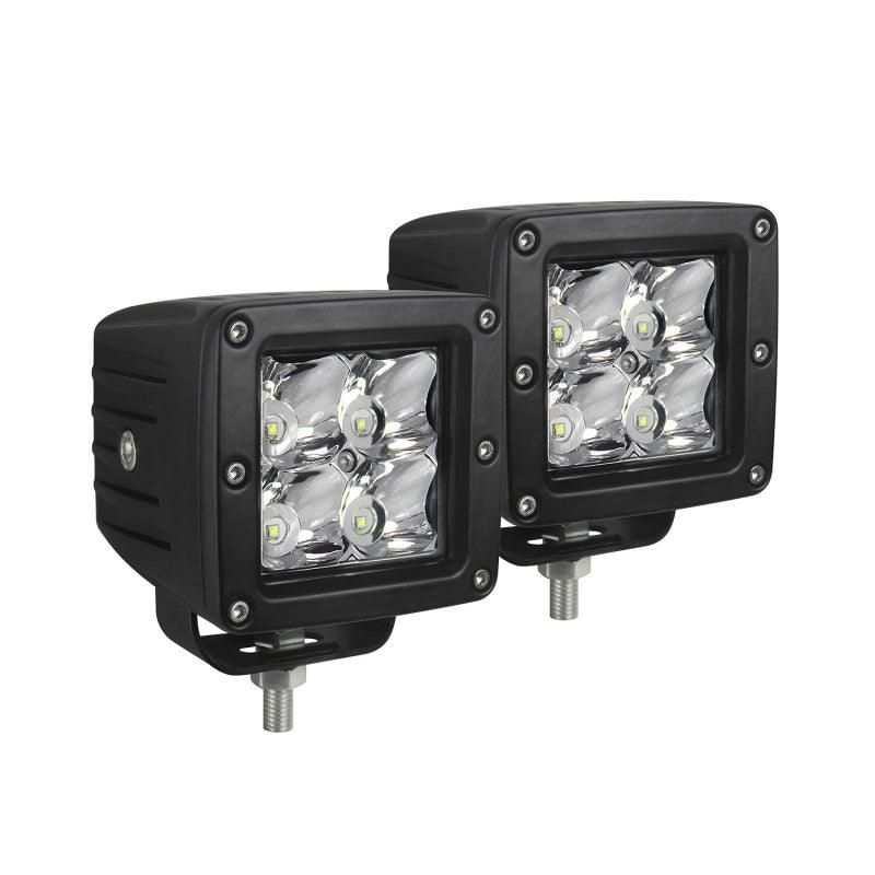 Westin 09-12200A-PR - WES09-12200A-PR - Westin Compact LED -4 5W Cree 3 inch x 3 inch (Set of 2) - Black - Shipped in Europe - Tuningsupply.com