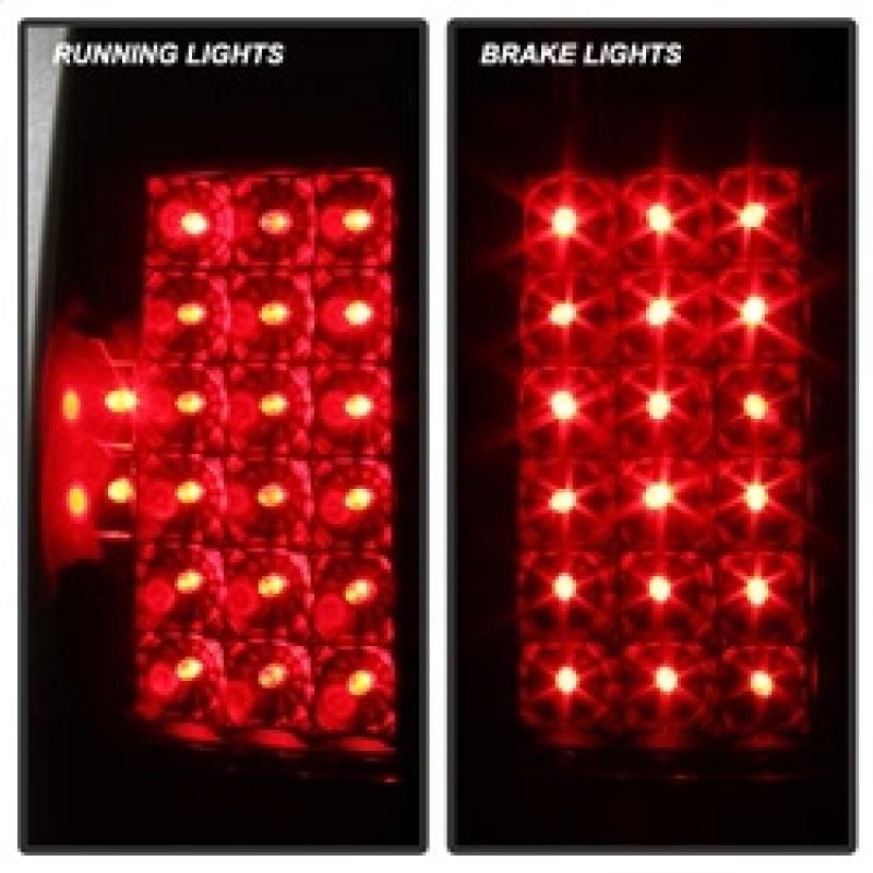 SPYDER 9027642 - SPY9027642 - xTune Ford F250/350/450/550 Super Duty 99-07 LED Tail Lights Black Smoke ALT-JH-FF15097-LED-BKSM - Shipped in Europe - Tuningsupply.com
