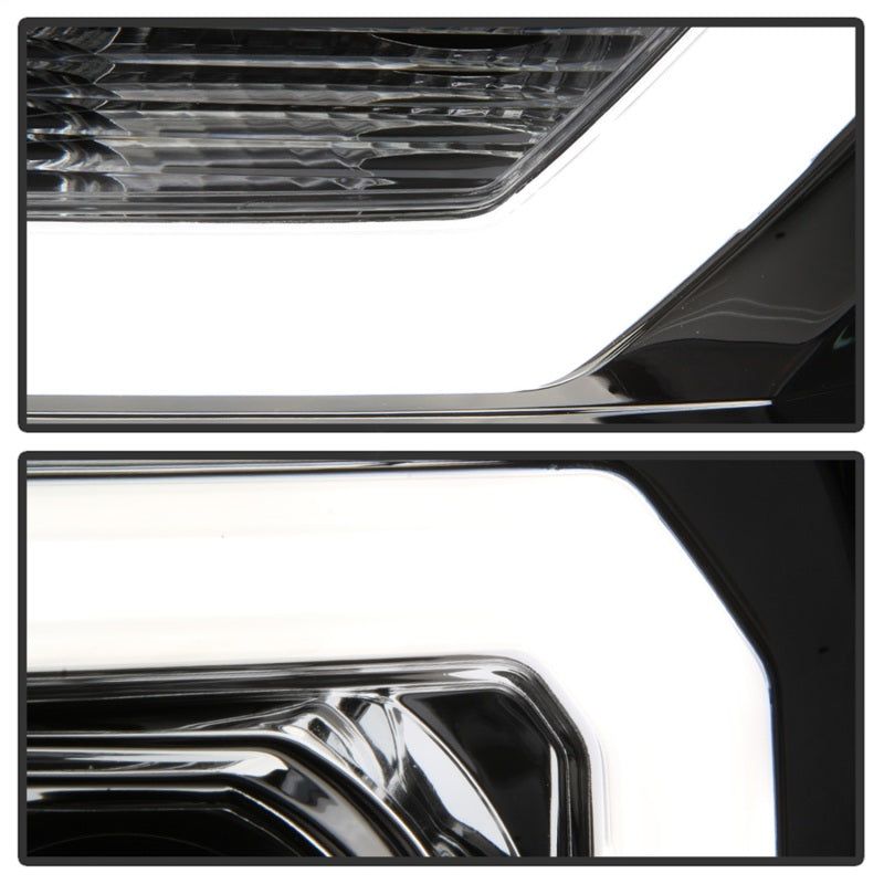 SPYDER 5083647 - SPY5083647 - Spyder GMC Sierra 1500/2500/3500 07-13 V2 Projector Headlights - Chrome PRO-YD-GS07V2-LBDRL-C - Shipped in Europe - Tuningsupply.com