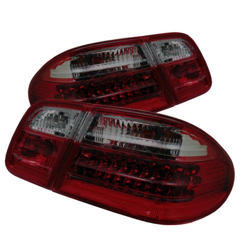 SPYDER 5020659 - SPY5020659 - xTune Mercedes Benz W210 E-Class 96-02 LED Tail Lights Red Smoke ALT-CL-MBW210-LED-RSM - Shipped in Europe - Tuningsupply.com
