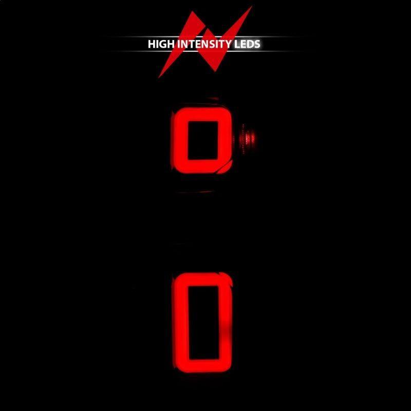 ANZO 311418 - ANZ311418 - ANZO 19-21 Chevy Silverado Work Truck Full LED Taillights Blk Housing Smoke Lens G2 (w/C light Bars) - Shipped in Europe - Tuningsupply.com