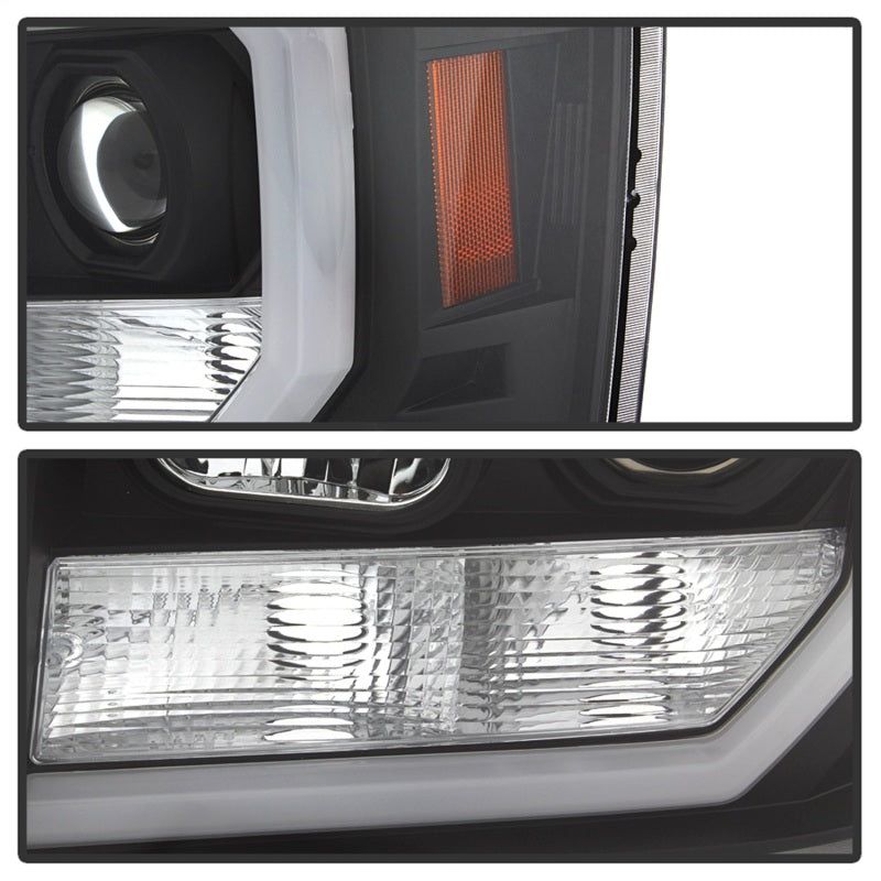 SPYDER 5083630 - SPY5083630 - Spyder GMC Sierra 1500/2500/3500 07-13 V2 Projector Headlights- Black PRO-YD-GS07V2-LBDRL-BK - Shipped in Europe - Tuningsupply.com