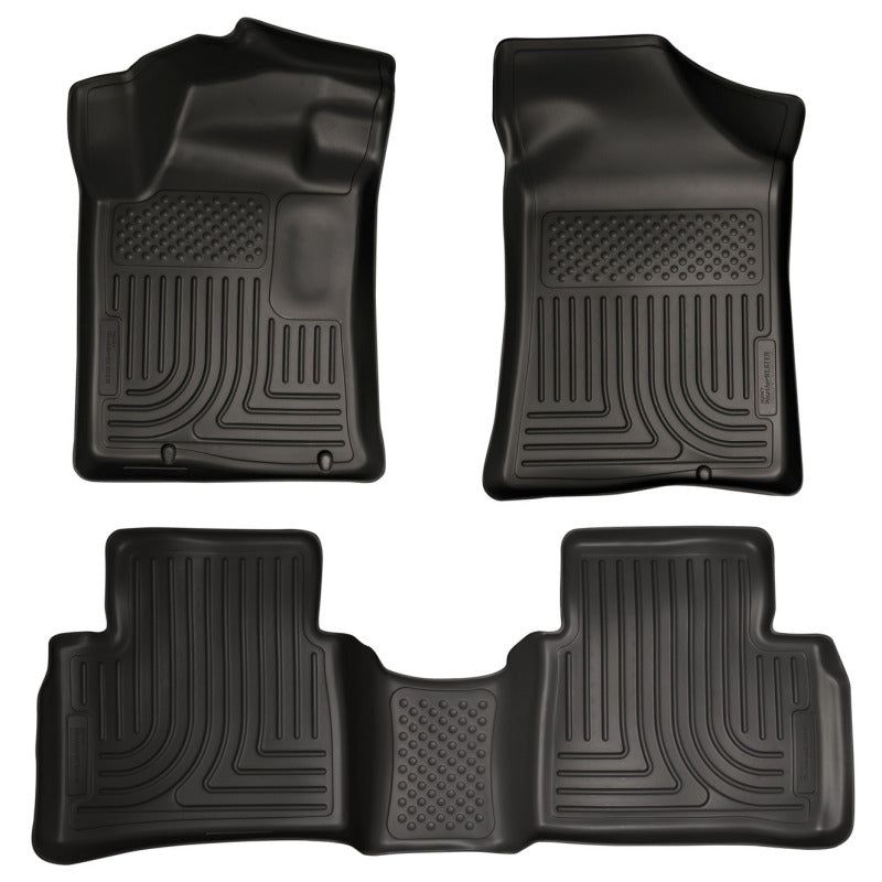 Husky Liners 99641 - HSL99641 - Husky Liners 13 Nissan Altima Weatherbeater Black Front & 2nd Seat Floor Liners - Shipped in Europe - Tuningsupply.com