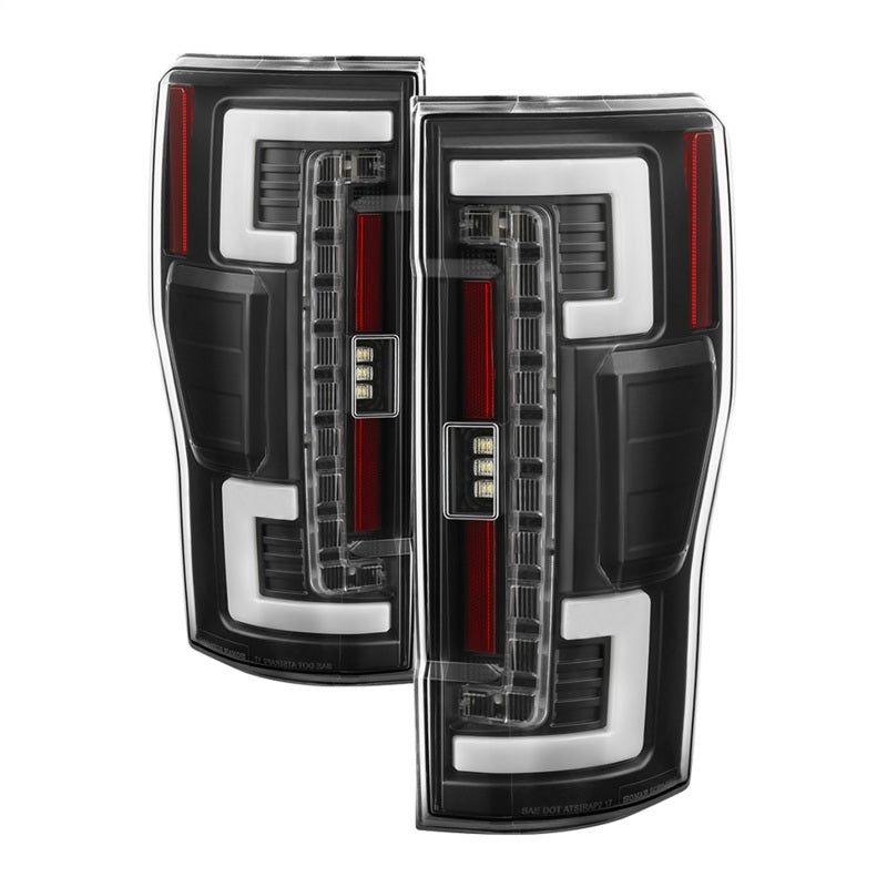 SPYDER 5085610 - SPY5085610 - Spyder 17-18 Ford F250 (w/Blind Spot Sens./LED Model Only) LED Tail Lights-Blk ALT-YD-FS17BS-LED-BK - Shipped in Europe - Tuningsupply.com