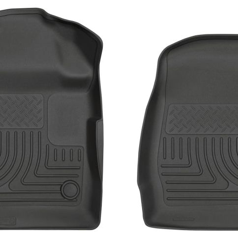 Husky Liners 13311 - HSL13311 - Husky Liners 17 Ford F-250 F-350 Super Duty Standard Cab WeatherBeater Black Front Floor Liners - Shipped in Europe - Tuningsupply.com