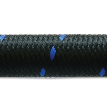 Vibrant 11976B - VIB11976B - Vibrant -6 AN Two-Tone Black/Blue Nylon Braided Flex Hose (20 foot roll) - Shipped in Europe - Tuningsupply.com