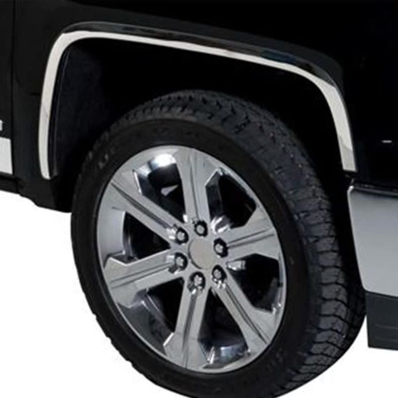 Putco 97295 - PUT97295 - Putco 14-15 Chevy Silverado LD - Full Stainless Steel Fender Trim - Shipped in Europe - Tuningsupply.com