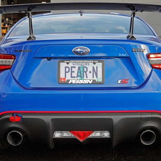 Perrin Performance PSP-BDY-255RD - PERPSP-BDY-255RD - PERRIN 13-25 Subaru BRZ / 13-20 Scion FRS & Toyota 86 / 22-25 GR86 Tow Hook Kit (Rear) - Red - Shipped in Europe - Tuningsupply.com