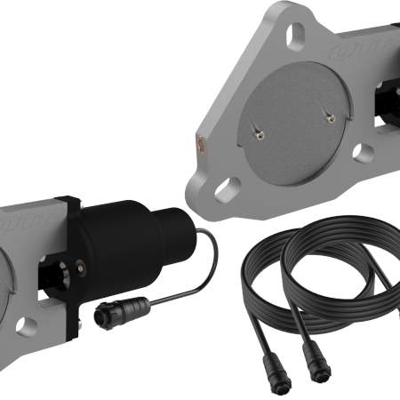 QTP QTEC60 - QTPQTEC60 - QTP 3in Bolt-On QTEC Dual Electric Cutout Valves - Pair - Shipped in Europe - Tuningsupply.com