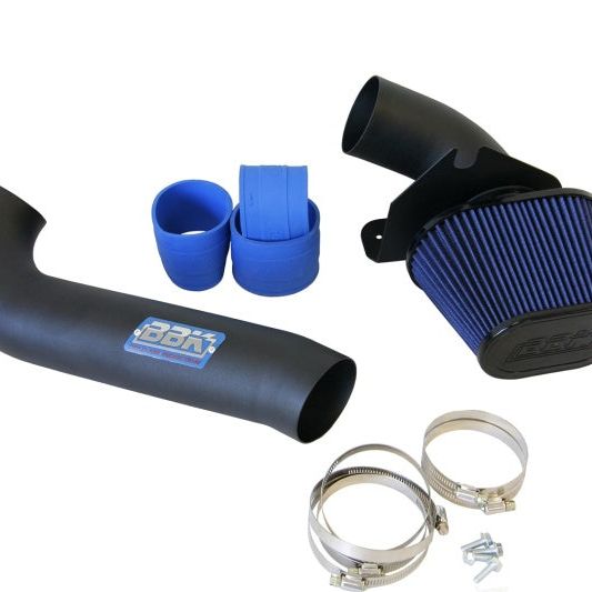 BBK 15575 - BBK15575 - BBK 86-93 Mustang 5.0 Cold Air Intake Kit - Fenderwell Style - Blackout Finish - Shipped in Europe - Tuningsupply.com