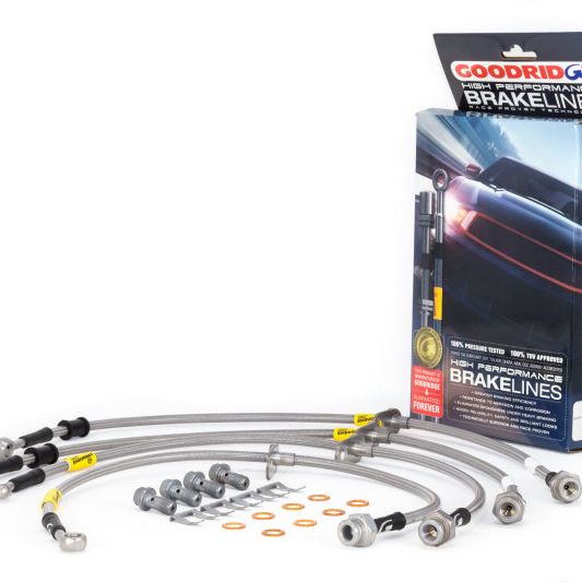 Goodridge 20041 - GRI20041 - Goodridge 17-21 Honda Civic Hatchback Stainless Steel Brake Line Kit - Shipped in Europe - Tuningsupply.com