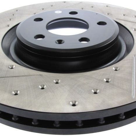 Stoptech 127.33134R - STO127.33134R - StopTech Slotted & Drilled Sport Brake Rotor - Shipped in Europe - Tuningsupply.com
