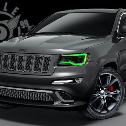 ORACLE Lighting 1284-332 - ORL1284-332 - Oracle 1421 Jeep Grand Cherokee Dynamic Headlight DRL Upgrade Kit ColorSHIFT Dynamic - Shipped in Europe - Tuningsupply.com