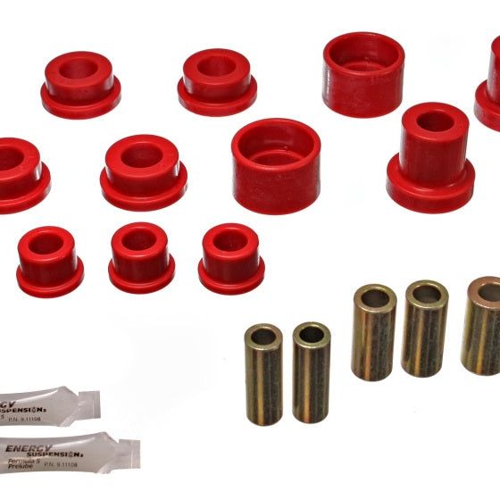 Energy Suspension 5.3113R - ENG5.3113R - Energy Suspension 90-94 Mitsubishi Eclipse AWD Red Rear Control Arm Bushing Set - Shipped in Europe - Tuningsupply.com