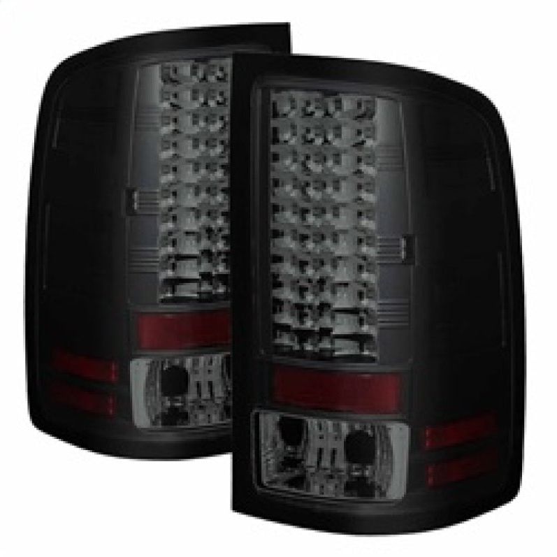 SPYDER 5078186 - SPY5078186 - Spyder GMC Sierra 07-13 (Not 3500 Dually 4 Rear Wheels)LED Tail Lights Blk Smke ALT-YD-GS07-LED-BSM - Shipped in Europe - Tuningsupply.com