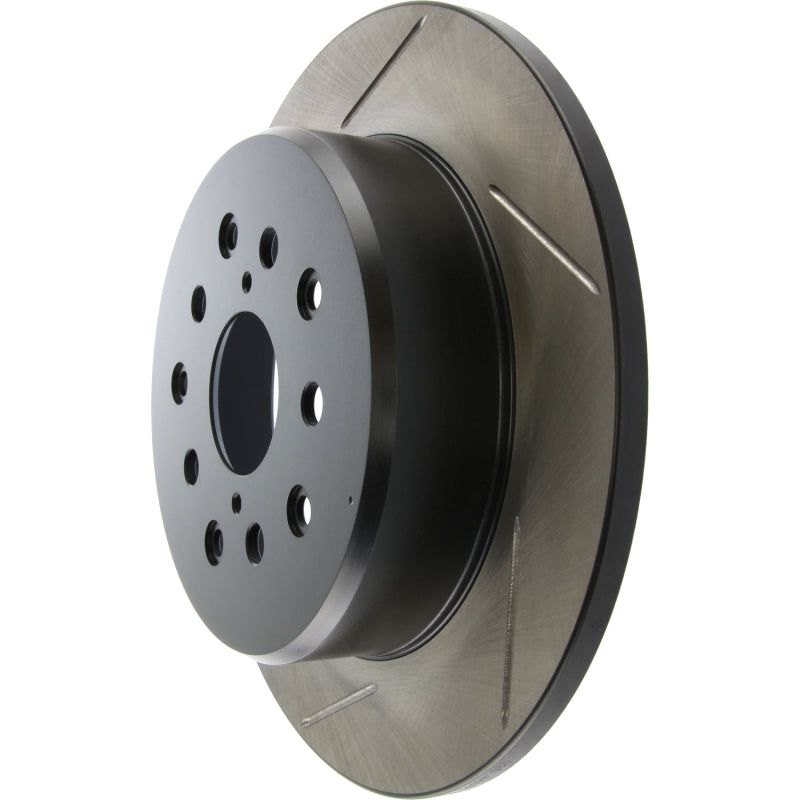 Stoptech 126.44090SR - STO126.44090SR - StopTech Power Slot 00-05 Lexus IS300 Rear Right SportStop Slotted Rotor - Shipped in Europe - Tuningsupply.com