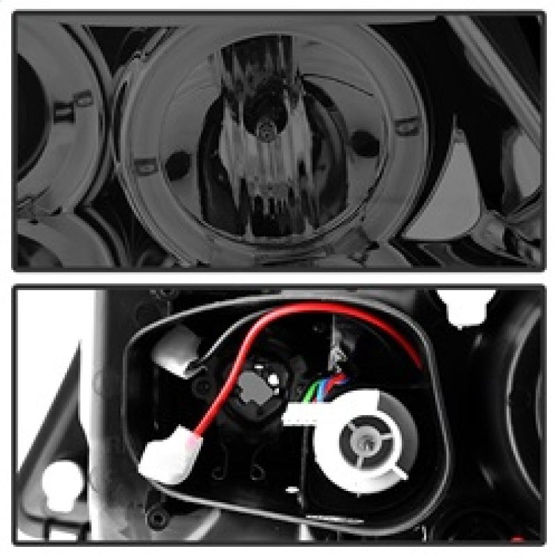 SPYDER 5009029 - SPY5009029 - Spyder BMW E90 3-Series 06-08 (4 dr) Proj LED Halo Amber Reflctr Rplc Bulb Smke PRO-YD-BMWE9005-AM-S - Shipped in Europe - Tuningsupply.com