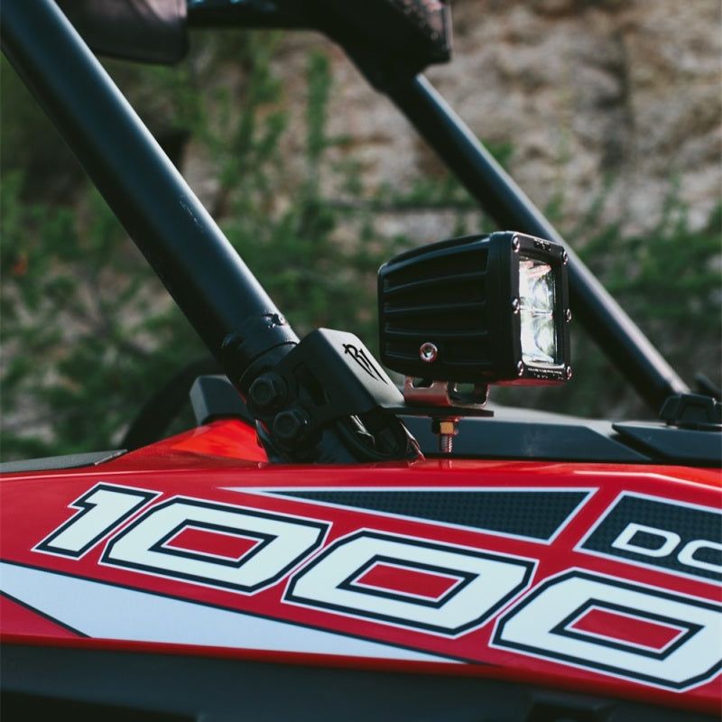 Rigid Industries 46526 - RIG46526 - Rigid Industries 2014-2015 Polaris RZR XP1000 Single A Pillar D/DXL/SR-M/SR-Q-Series Mount Bracket - Shipped in Europe - Tuningsupply.com