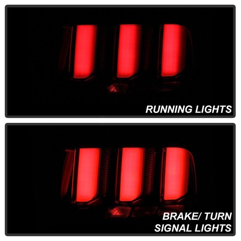 SPYDER 5086709 - SPY5086709 - Spyder 05-09 Ford Mustang (White Light Bar) LED Tail Lights - Smoke ALT-YD-FM05V3-LED-SM - Shipped in Europe - Tuningsupply.com