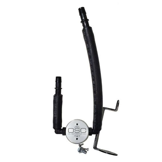 J&L 3061P-C - JLT3061P-C - J&L 05-23 Dodge Charger 5.7L Hemi Passenger Side Oil Separator 3.0 - Clear Anodized - Shipped in Europe - Tuningsupply.com